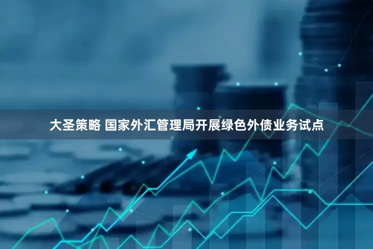 大圣策略 国家外汇管理局开展绿色外债业务试点