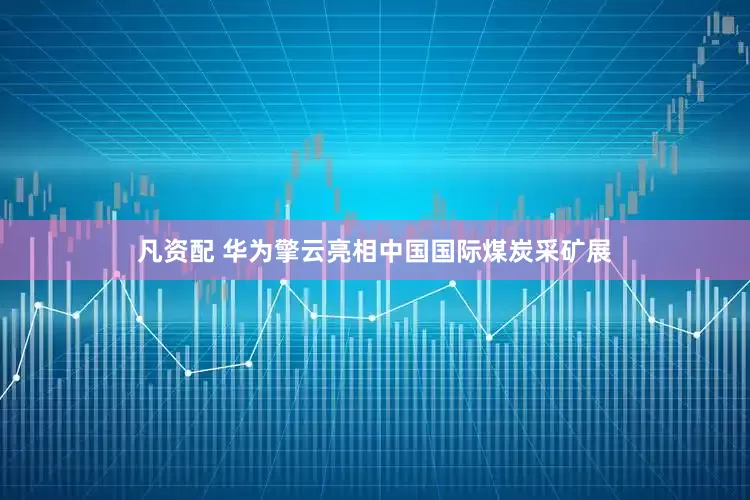 凡资配 华为擎云亮相中国国际煤炭采矿展